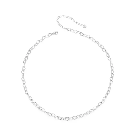 PANDORA Style Heart Chain Necklace - BSA005