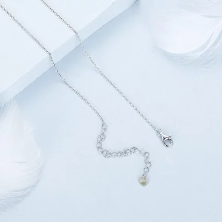 PANDORA Style Heart Lock Necklace - BSN377