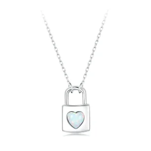 (image for) PANDORA Style Heart Lock Necklace - BSN377