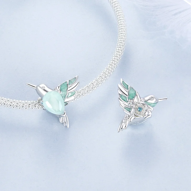 (image for) PANDORA Style Hummingbird Beads - BSC981 - View 4