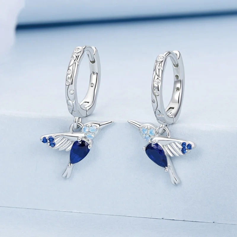 (image for) PANDORA Style Hummingbird Earrings - BSE985 - View 2