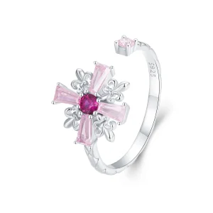 (image for) PANDORA Style Iris Cross Open Ring - BSR526-E