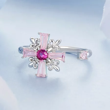 PANDORA Style Iris Cross Open Ring - BSR526-E