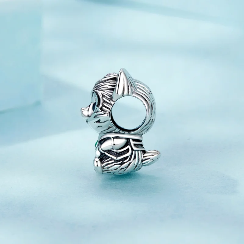 (image for) PANDORA Style Little Raccoon Beads - SCC2757 - View 3