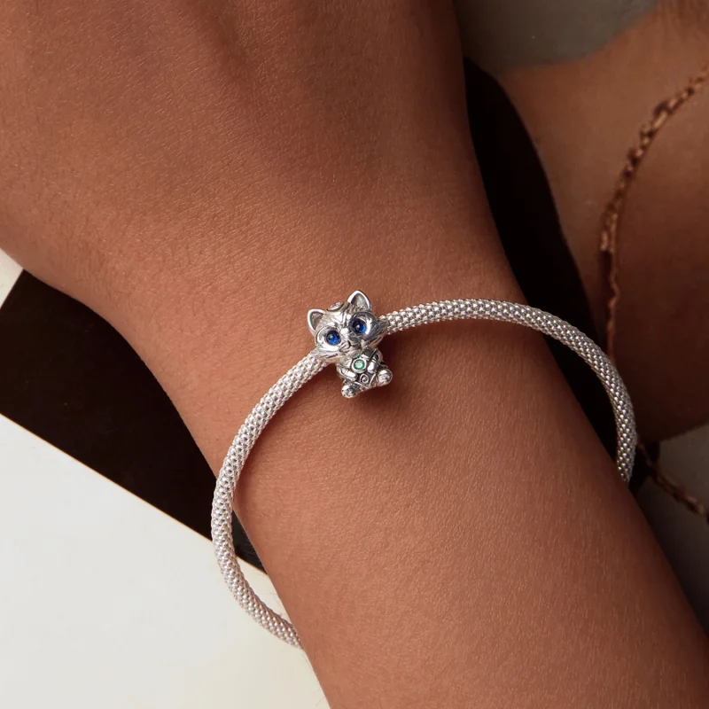 (image for) PANDORA Style Little Raccoon Beads - SCC2757 - View 7