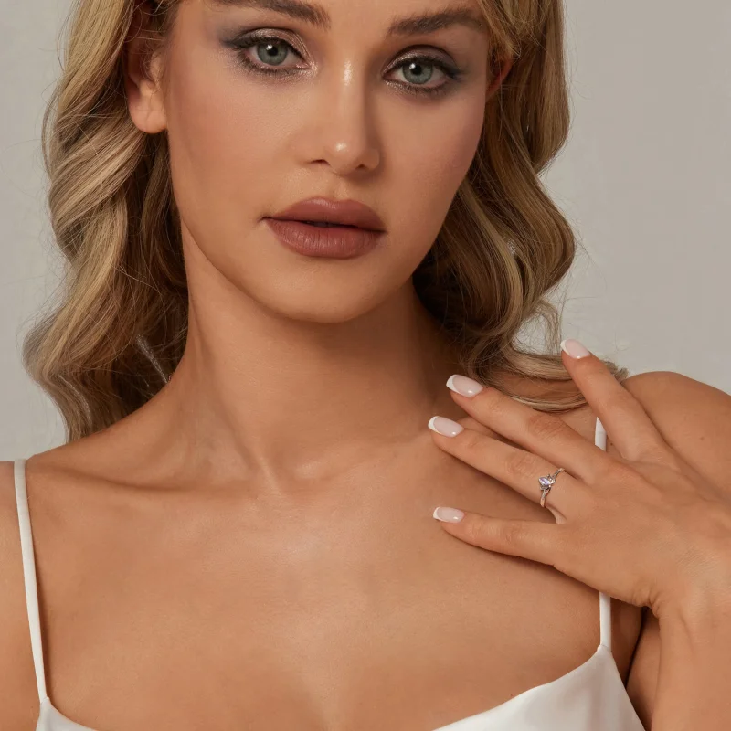 (image for) PANDORA Style Lotus Open Ring - SCR1020-E - View 7