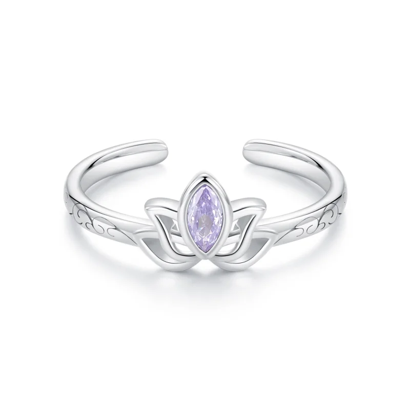 (image for) PANDORA Style Lotus Open Ring - SCR1020-E - Product Image