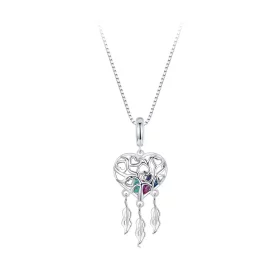 PANDORA Style Love Tree Of Life Dream Catcher Necklace - SCN519 PANDORA Style Love Tree Of Life Dream Catcher Necklace - SCN519