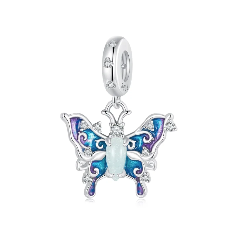 (image for) PANDORA Style Luminous Colorful Butterfly Pendant - SCC2731 - Product Image