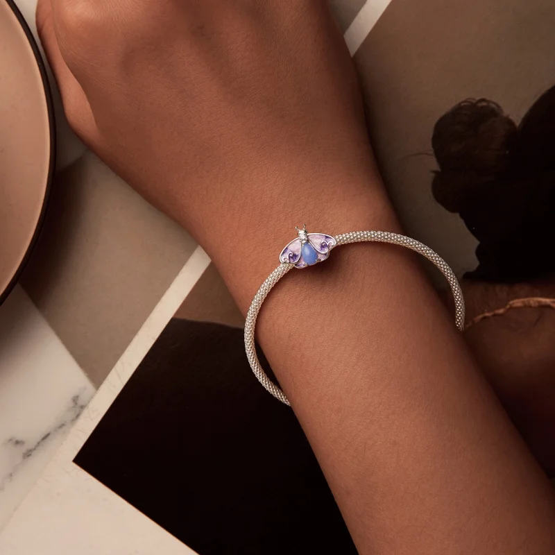 (image for) PANDORA Style Luminous Gradient Butterfly Beads - SCC2732 - View 2