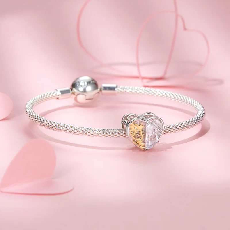 (image for) PANDORA Style Mom's Heart Beads - BSC1002 - View 5