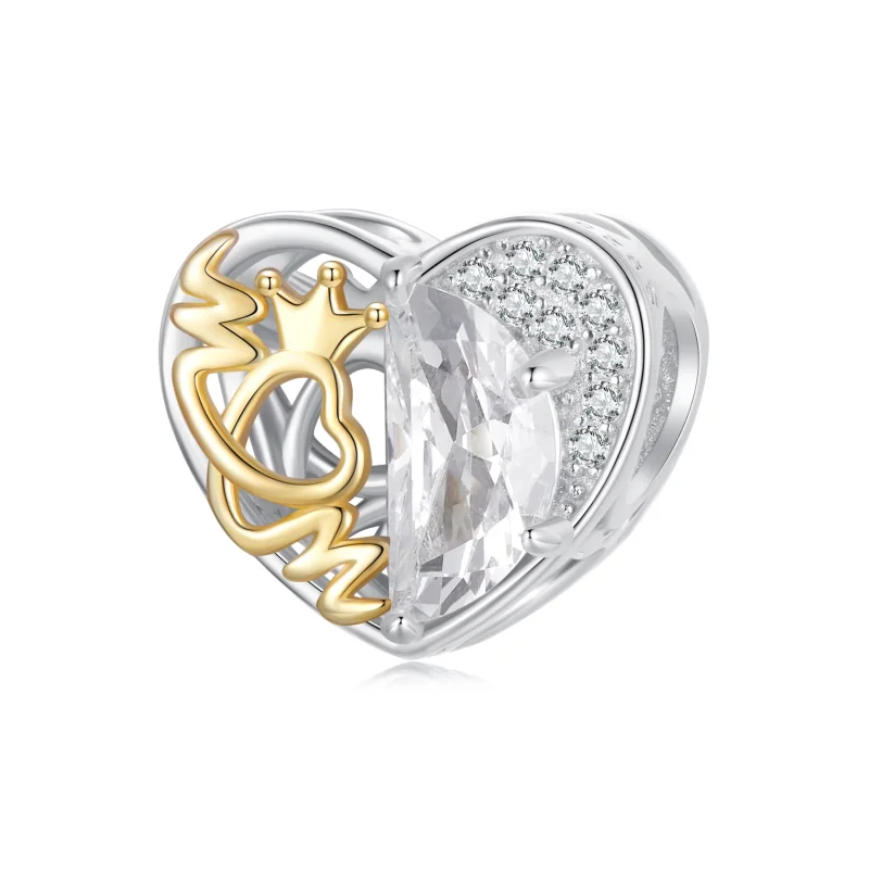(image for) PANDORA Style Mom's Heart Beads - BSC1002 - Product Image
