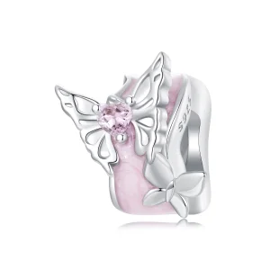 (image for) PANDORA Style Monet Butterfly Silicone Spacer Beads - BSC991