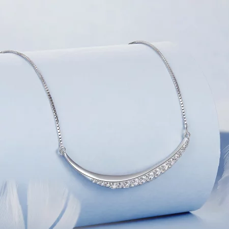 PANDORA Style Moon Smile Necklace - BSN374