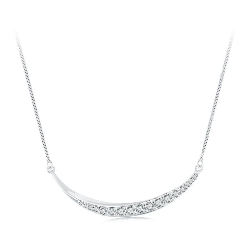 (image for) PANDORA Style Moon Smile Necklace - BSN374 - Product Image