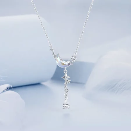 PANDORA Style Moonset Galaxy Necklace - BSN380