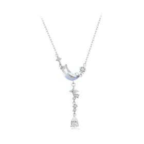 PANDORA Style Moonset Galaxy Necklace - BSN380 PANDORA Style Moonset Galaxy Necklace - BSN380