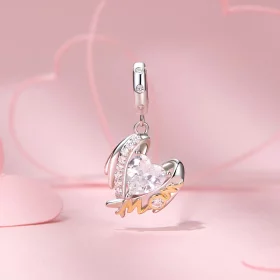 PANDORA Style Mother's Day Love Wings Pendant - BSC1001 PANDORA Style Mother's Day Love Wings Pendant - BSC1001