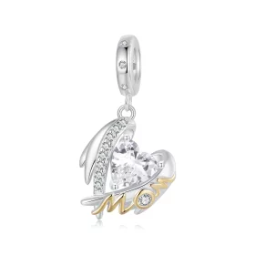 PANDORA Style Mother's Day Love Wings Pendant - BSC1001 PANDORA Style Mother's Day Love Wings Pendant - BSC1001