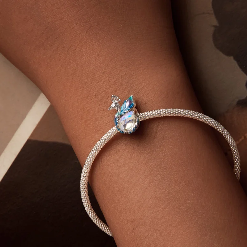 (image for) PANDORA Style Peacock Beads - BSC979 - View 7