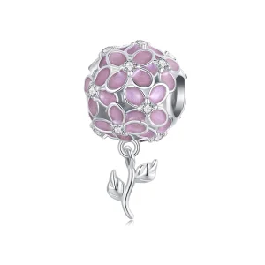 (image for) PANDORA Style Pink Flower Ball Beads - SCC2738