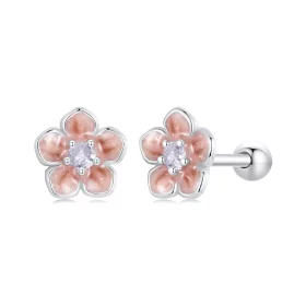 PANDORA Style Romantic Cherry Blossom Earrings - BSE992 PANDORA Style Romantic Cherry Blossom Earrings - BSE992