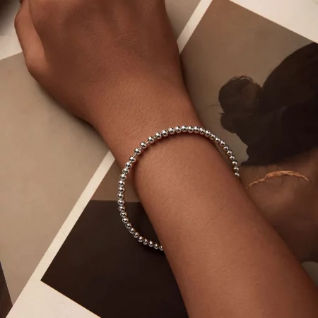 PANDORA Style Silver Beads Diy Basic Chain - SCB267