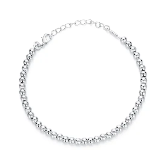 PANDORA Style Silver Beads Diy Basic Chain - SCB267