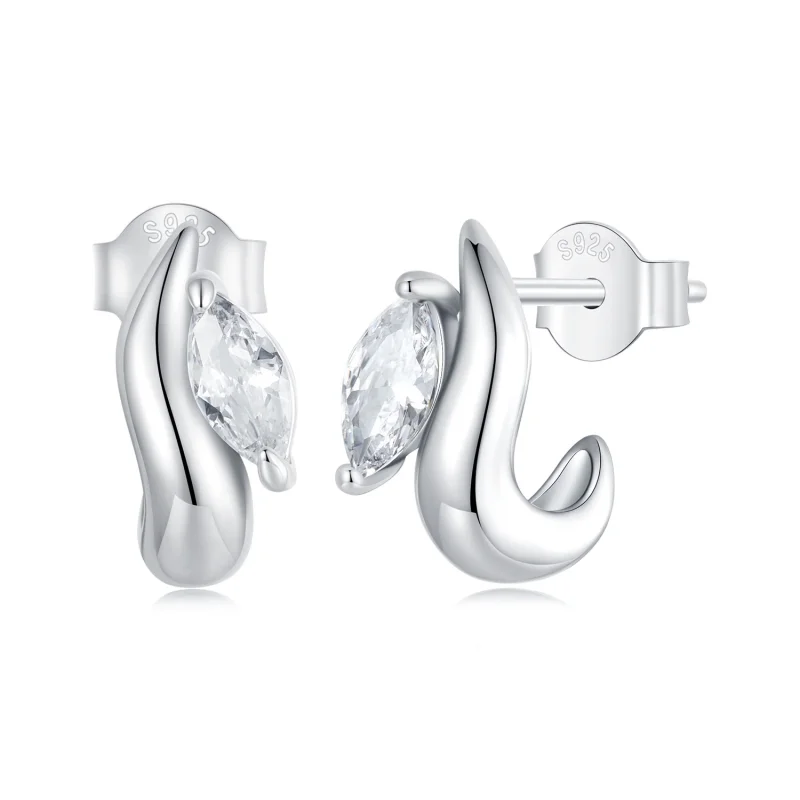 (image for) PANDORA Style Simple Marquise Stud Earrings - BSE971 - Product Image