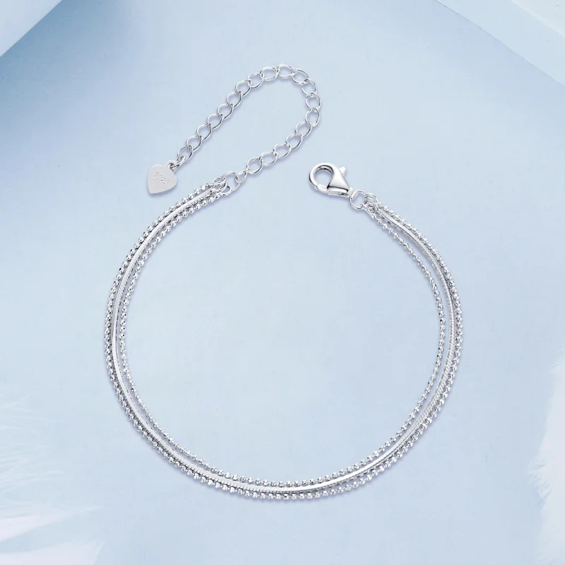 (image for) PANDORA Style Simple Three-Layer Bracelet - BSB164 - View 3