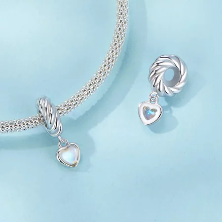 PANDORA Style Smart Heart Silicone Spacer Beads - SCC2755