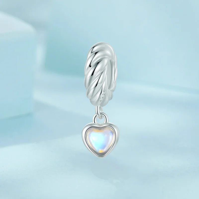 (image for) PANDORA Style Smart Heart Silicone Spacer Dangle - SCC2755 - View 2