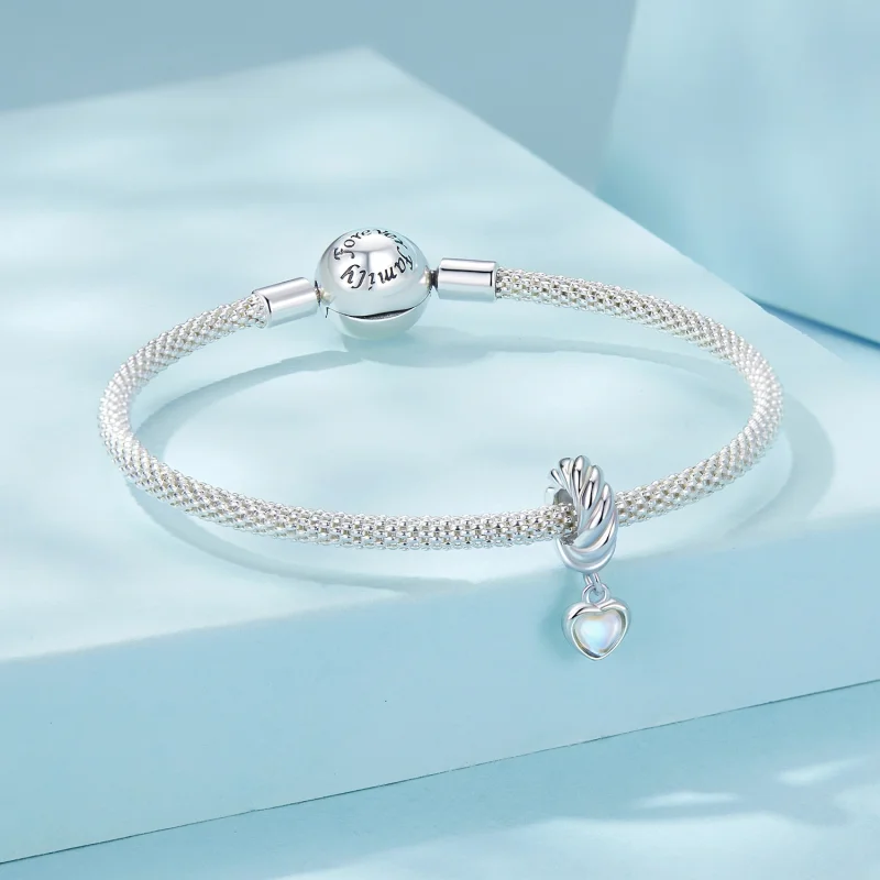 (image for) PANDORA Style Smart Heart Silicone Spacer Dangle - SCC2755 - View 4