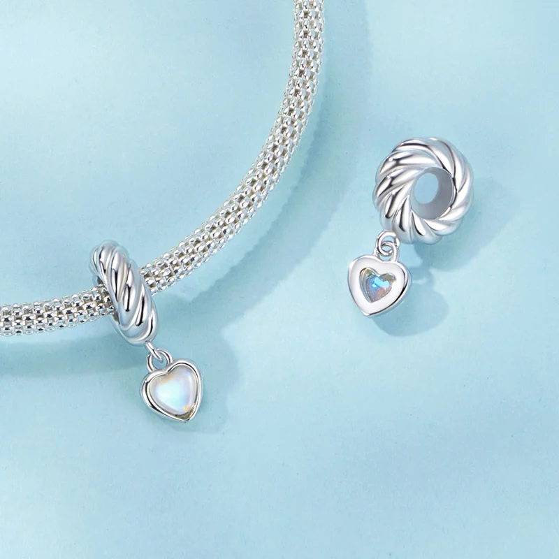 (image for) PANDORA Style Smart Heart Silicone Spacer Dangle - SCC2755 - View 5