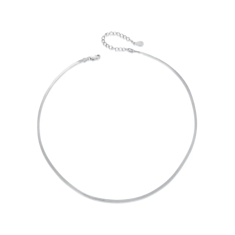 (image for) PANDORA Style Snake Bone Chain Basic Necklace - BSA008 - Product Image