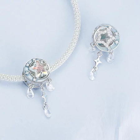 PANDORA Style Star And Moon Dream Catcher Beads - BSC978