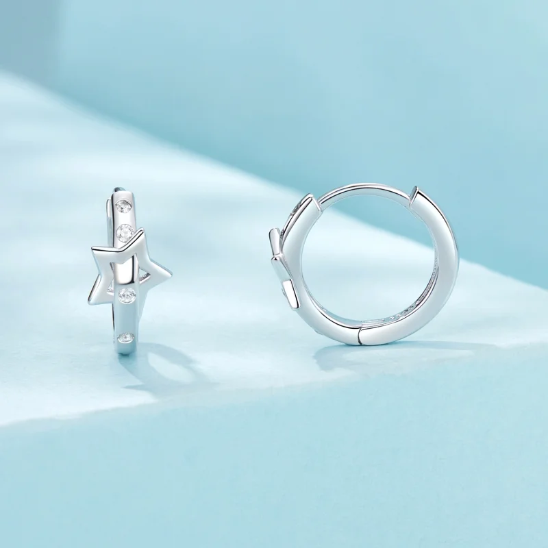 (image for) PANDORA Style Star Belt Ear Buckle Earrings - SCE1726 - View 2