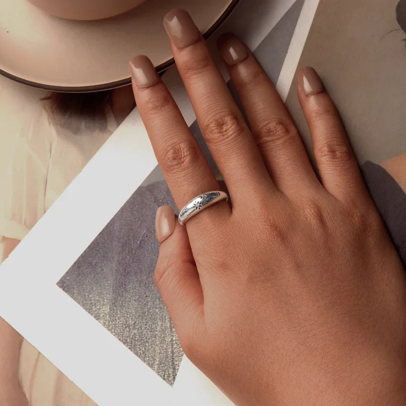 (image for) PANDORA Style Star Open Ring - BSR547-E - View 4