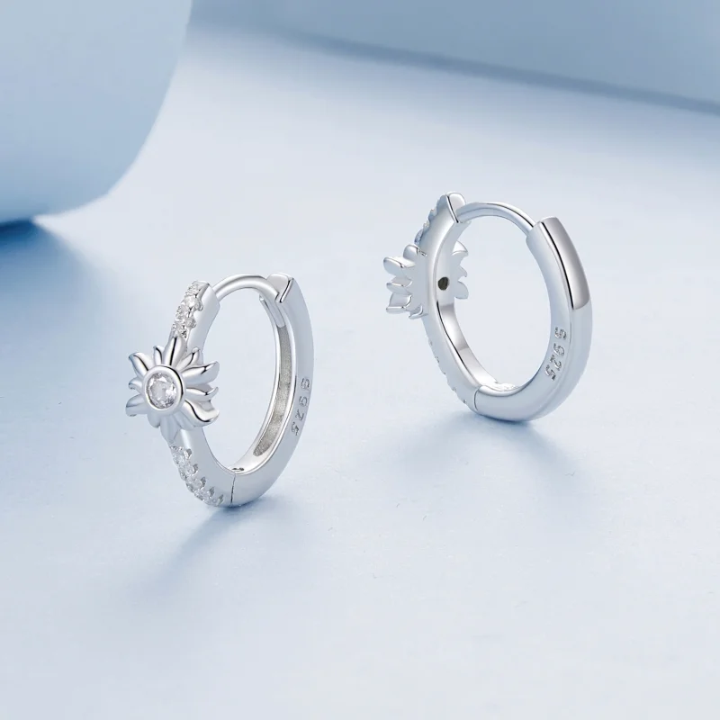 (image for) PANDORA Style Sun Earrings - BSE1001 - View 3