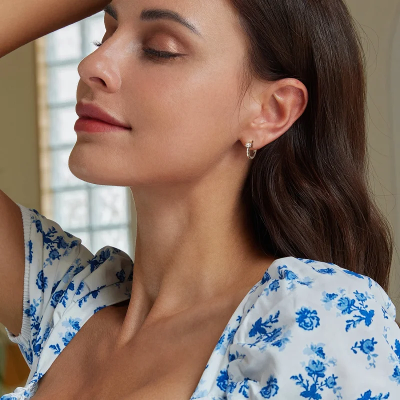 (image for) PANDORA Style Sun Earrings - BSE1001 - View 7