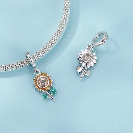 PANDORA Style Sunflower Hanging Beads - SCX151