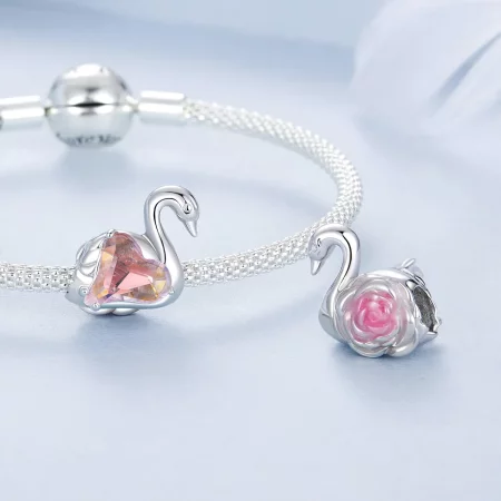 PANDORA Style Swan Beads - BSC980