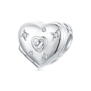(image for) PANDORA Style Valentine's Day Open And Close Heart Beads - BSC973