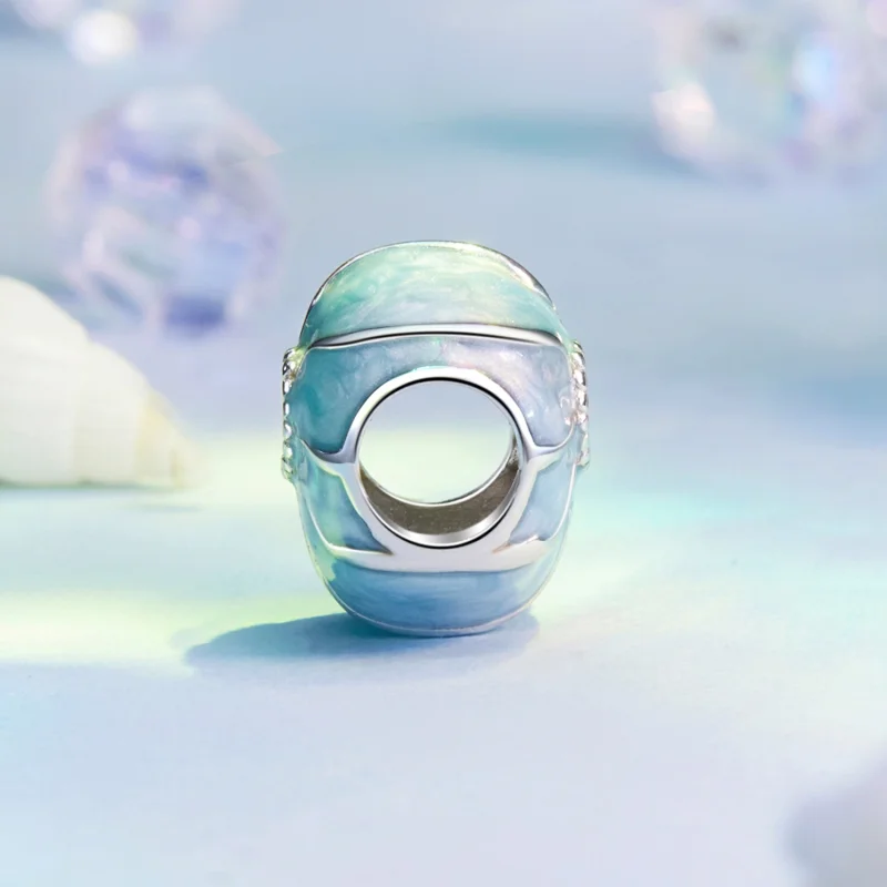 (image for) PANDORA Style Blue conch charm - BSC1018 - View 3