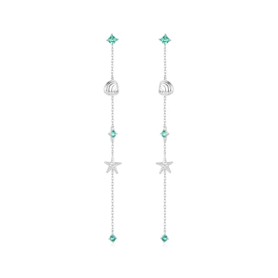 PANDORA Style Blue Ocean Earrings - BSE1013