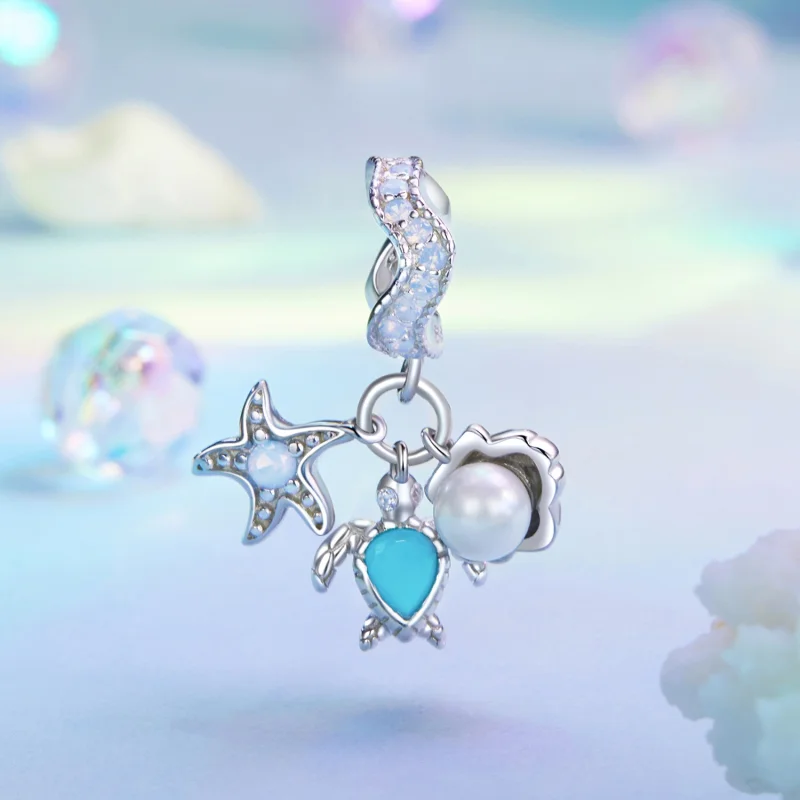 (image for) PANDORA Style Blue Ocean Pendant - BSC992 - View 2