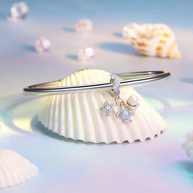 (image for) PANDORA Style Blue Ocean Pendant - BSC992 - View 3