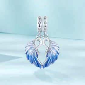 PANDORA Style Blue Wings Double Pendant - SCC2781 PANDORA Style Blue Wings Double Pendant - SCC2781