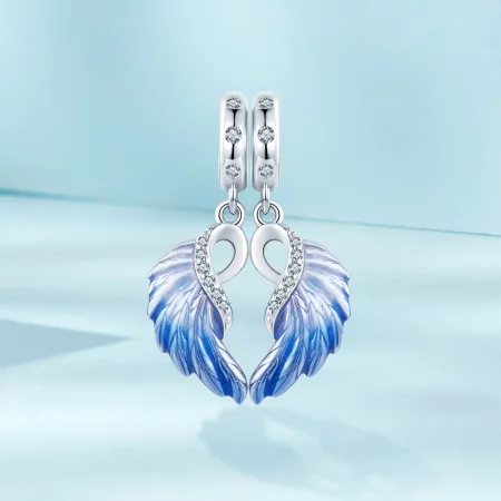 PANDORA Style Blue Wings Double Pendant - SCC2781