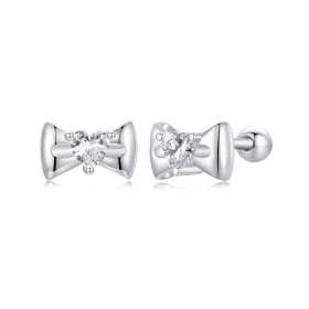 PANDORA Style Bow Earrings - SCE1748 PANDORA Style Bow Earrings - SCE1748